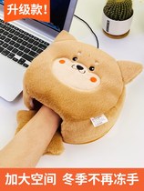 New products Winter usb warm mouse pads with wrists oversized plus suede Thickened Cartoon Heating Winter Computer Fever