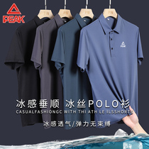 Pike Summer new short sleeve male ice silk speed dry business T-shirt breathable polo polo shirt casual big code half sleeve t