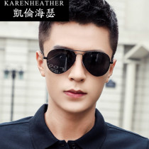 Day and night dual-use polarized sunglasses mens sunglasses trend color-changing driving glasses 2021 new driving glasses
