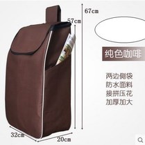 Tow shopping trailer Household waterproof washable rod Shopping bag pocket shopping bag Calf Zinbra car cart