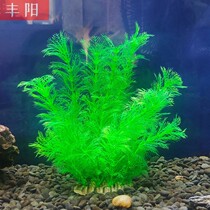Fish tank decoration emulated water grass water family building fake water grass decoration plastic soft water grass fake grass fake grass