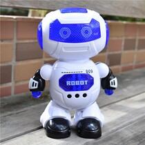 New trembles with space dancing electric robot colorful lighting music machine boys and girls toys