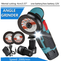 Multifunctional mini angle grinder Lithium electric angle grinder household handheld polishing machine angle grinder