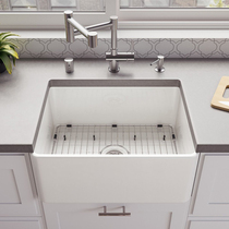 Vera North America 24 inch 30 inch modern white kitchen ceramic sink straight edge embedded sink sink sink fire mud