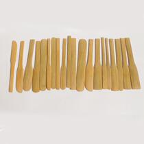 Framed spoon bag wonton cloud swallowed dumplings stuffed dumplings Stuffed Shovel scoop Spoon Filling pick Stir Stick Bamboo Plate Spoon God