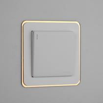Narrow Side Rims Sleeve Light Lavish Wall Stickup High End Acrylic Switch Stickoff Switch protective sleeve Switch light Decorative Cover Socket