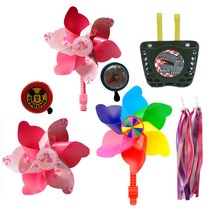 Windmill toy Stroller toy pendant Childrens hand-held stroller small decoration Outdoor rotating stall scooter