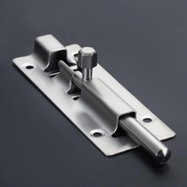 Stainless steel door bolt door buckle with plate latch lock thickened stainless steel door pick to increase thickened light plug