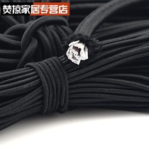 Elastic band High stretch recliner rope thickened black beef tendon rope Durable round rubber band clothing accessories