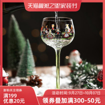 Alsace Villain Cup high-footed Red Wine Wine style champagne cocktail Cup female cute glass