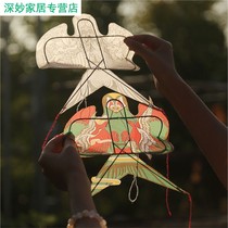 Kite material bag handmade diy parent-child toys creative gifts 2 Chinese style paper kite traditional art