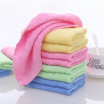 Dishwashing artifact oil non-stick oil dishwashing towel cotton wood fiber color square towel small towel kitchen rag