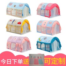 Childrens bed tent bed mantle boy indoor game house girl up and down bed bunk bed decoration anti-fall bed
