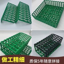 Supermarket fruit and vegetable guardrail fresh pile head divider baffle partition Plastic right angle fruit protective fence non-slip mat