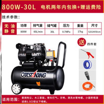 Air compressor Small air pump Woodworking painting decoration high pressure 220V oil-free silent air compressor