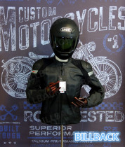 BILLBACK specials] Ducati Du Kadi black motorcycle riding motorcycle leather coat