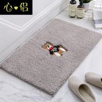 Bathroom floor mat home mat door mat living room carpet toilet absorbent mat bathroom entrance door non-slip mat