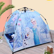 Frozen childrens small tent indoor boys and girls princess outdoor fully automatic portable foldable dollhouse