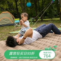 Black Deer outdoor camping inflatable bed Built-in inflatable pump mattress double three-person portable moisture-proof air cushion thickened sleeping pad