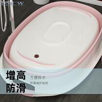 Japanese household pet foldable tub small dog bath tub cat bath tub drain outlet bubble tub dog shower