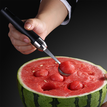 304 stainless steel fruit ball digger watermelon ball scoop ice cream round spoon tool divider mold artifact
