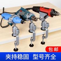 Small bench pliers multifunctional household rotary table universal fixture electric grinding fixed bracket small flat table vise