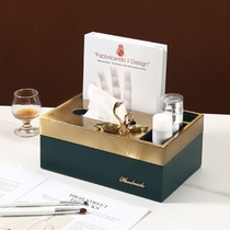 Creative Versatile Pumping Box Light Lavish Tissue Box Luxurious Paper Crambox Home Remote containing box Jane 1113m