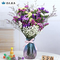 Gypsophila dried flower living room with vase forget-me-not dried flower bouquet natural flower Daisy starry home furnishings