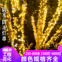 LED small color light flashing light string light starry colorful color change outdoor waterproof festival tree hanging decorative light belt