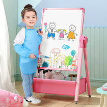 A small blackboard Home teaching childrens drawing board Magnetic bracket graffiti board Dust-free easel can wipe baby white