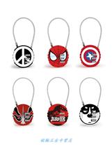  Lock special small mini suitcase password padlock wire rope non-retractable cute cartoon gym travel