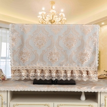 European LCD TV cover cloth 55 inch dust cover 65 inch household wall-mounted fabric curved cover towel