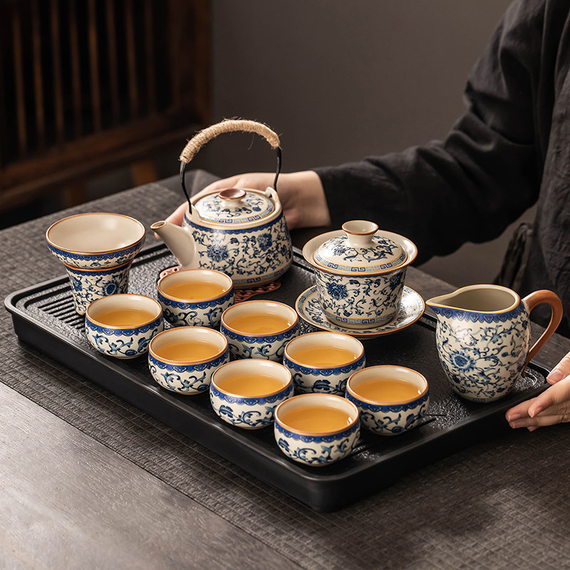 汝窑青花茶具套装-汝窑青花茶具套装促销价格、汝窑青花茶具套装品牌- 淘宝