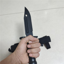 M9 rubber knife rubber plastic knife model training fighting game Military fan weapon film and television props simulation soft knife