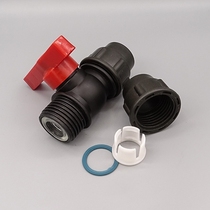 PE pipe fittings quick-connect 1 5-inch quick coupling 50 water pipe live joint three-way elbow