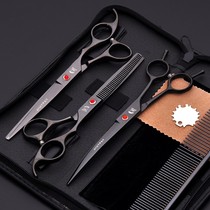 Xuanbird Professional Pet Scissors Small Bend Cut Fine Hair Double Face Up And Down Dog Kitty Beauty Tool 5 5 Inch