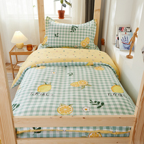Cotton student dormitory bedding three-piece cotton single sheet quilt cover a complete set of bedding full set six