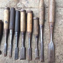 Japan imported second-hand tools chisel Carpenter wood chisel knife wood chisel shovel Wood round semi-round flat shovel knife Carpenter