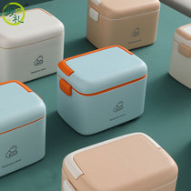 Medical box Household large capacity cute family small first aid box Full set of medicine storage box Emergency visiting box