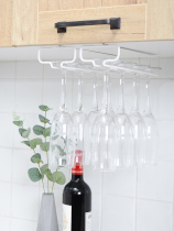 Red wine cup holder upside down home creative upside down glass rack wine rack wine holder hanging nail-free cup holder