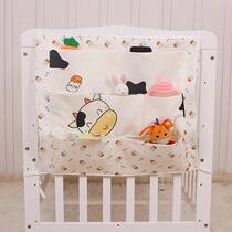 Baby bedding Bedside multi-function storage bag Cotton multi-grid storage bag Bedside hanging bag Diaper bag Machine wash