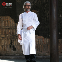 Chef pride chef apron half-body hotel catering kitchen split waterproof apron custom short waist mens home