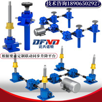 Screw lift DFL025 spiral bevel gear screw lift bevel gear ball screw lift custom