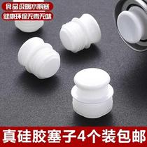 Universal 2l hot water bottle stopper heat preservation pot plug 3 2l boiling water bottle stopper plastic silicone plug insulation bottle cap