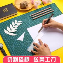 a3 cutting board Hand pad plate engraving cutting Cutting cutting paper edge table pad double-sided scale with size anti-cut engraving pad Desktop art knife engraving model production work surface pad engraving paper