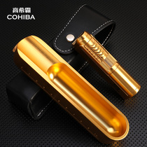 cohiba Convenient cigar three-piece lighter gift box cigarette holder ashtray cigarette lighter tool set