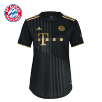  Bayern Munich 2021-22 Womens away fan edition short-sleeved jersey fresh breathable loose and printable