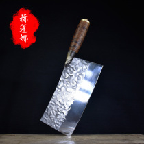 Old-fashioned retro hand-forged kitchen knife chef slicing household meat slicing knife Longquan urban chopping dual-purpose knife