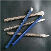 Hydropower drill hand-pointed chisel hexagon head flat chisel installation chisel thickening size punching electric pick widening
