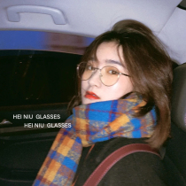 Xiuzhi with Korean glasses myopia women can be equipped with a degree metal round frame tortoiseshell small face Gold wire glasses frame gm